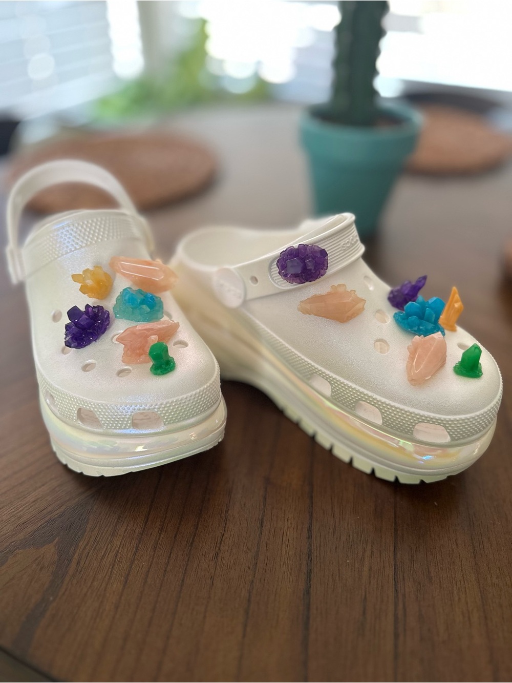 Lil Nas X Platform CROCS with Removal Crystal Charms